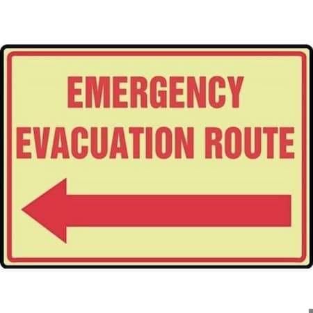 Accuform GLOWINTHEDAR K Safety Sign EMERGENCY MLFE507GH